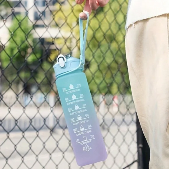 3 Motivational Water Bottles for Sports, Fitness or Gifts NEW - Picture 5 of 7